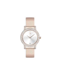 1ª Classe watch woman time only steel Rosè Zante